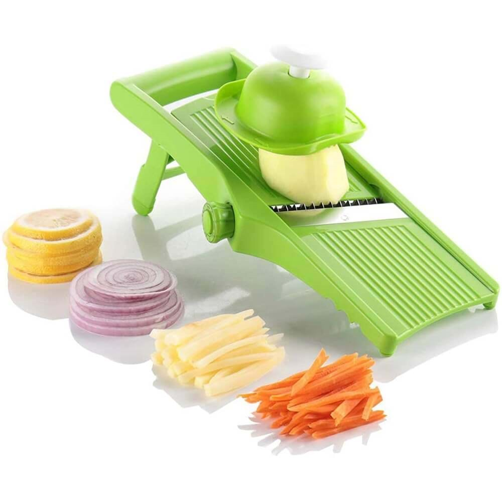 5 Heads Bowl Non-Slip Grater Julienne Cutter Potato Carrot Grater