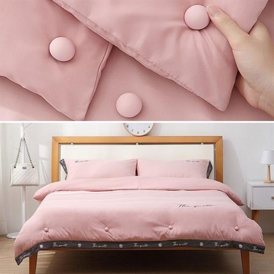 4 Piece Mushroom Model Duvet Cover And Sheet Holder Stabilizer