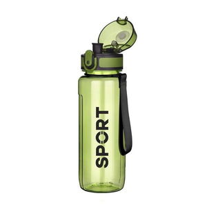 Luxury Polycarbonate Flask Drinker - Leakproof Lid 700 ML - Green