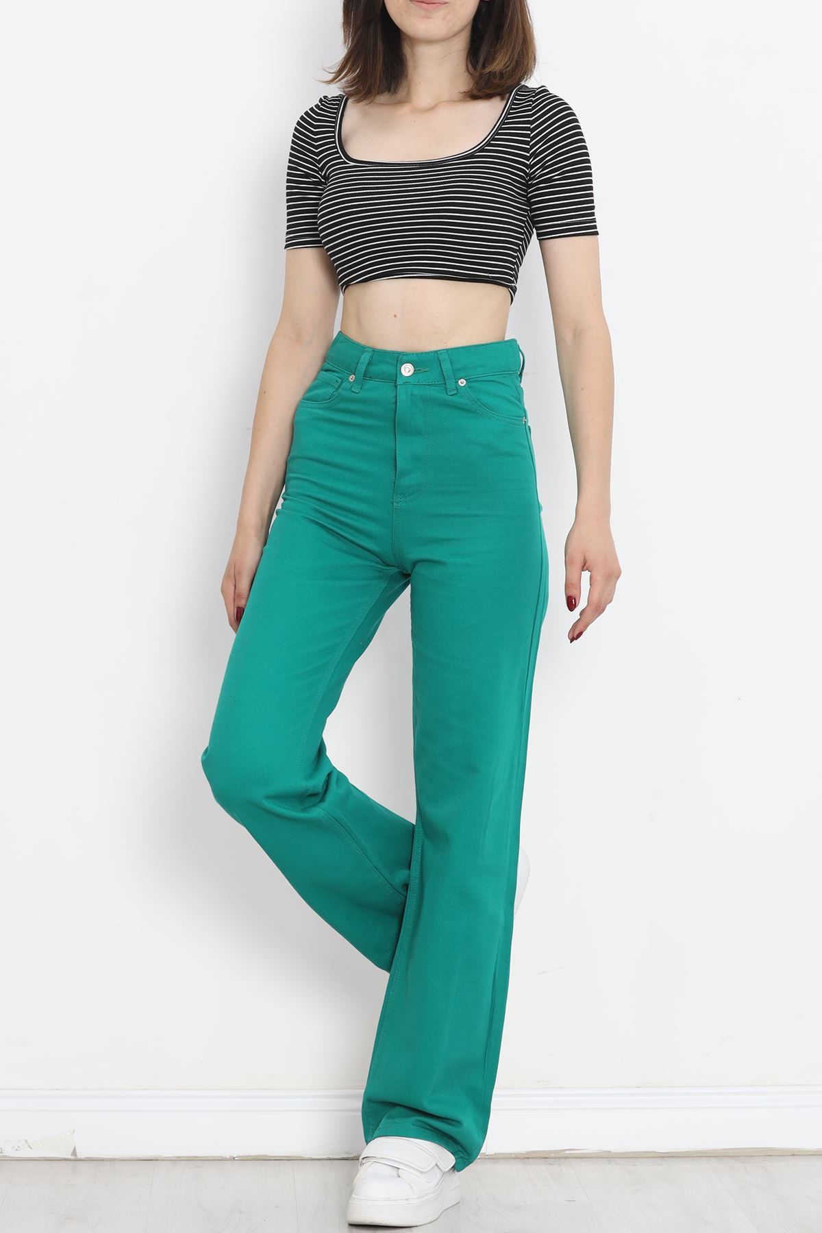 Palazzo Jeans Green