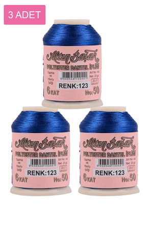 3 Pieces Altinbasak Oya and Lace Floss 20 gr - Turk - No: 123