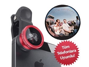 Fisheye Cell Phone Lens (Compatible with All Models)