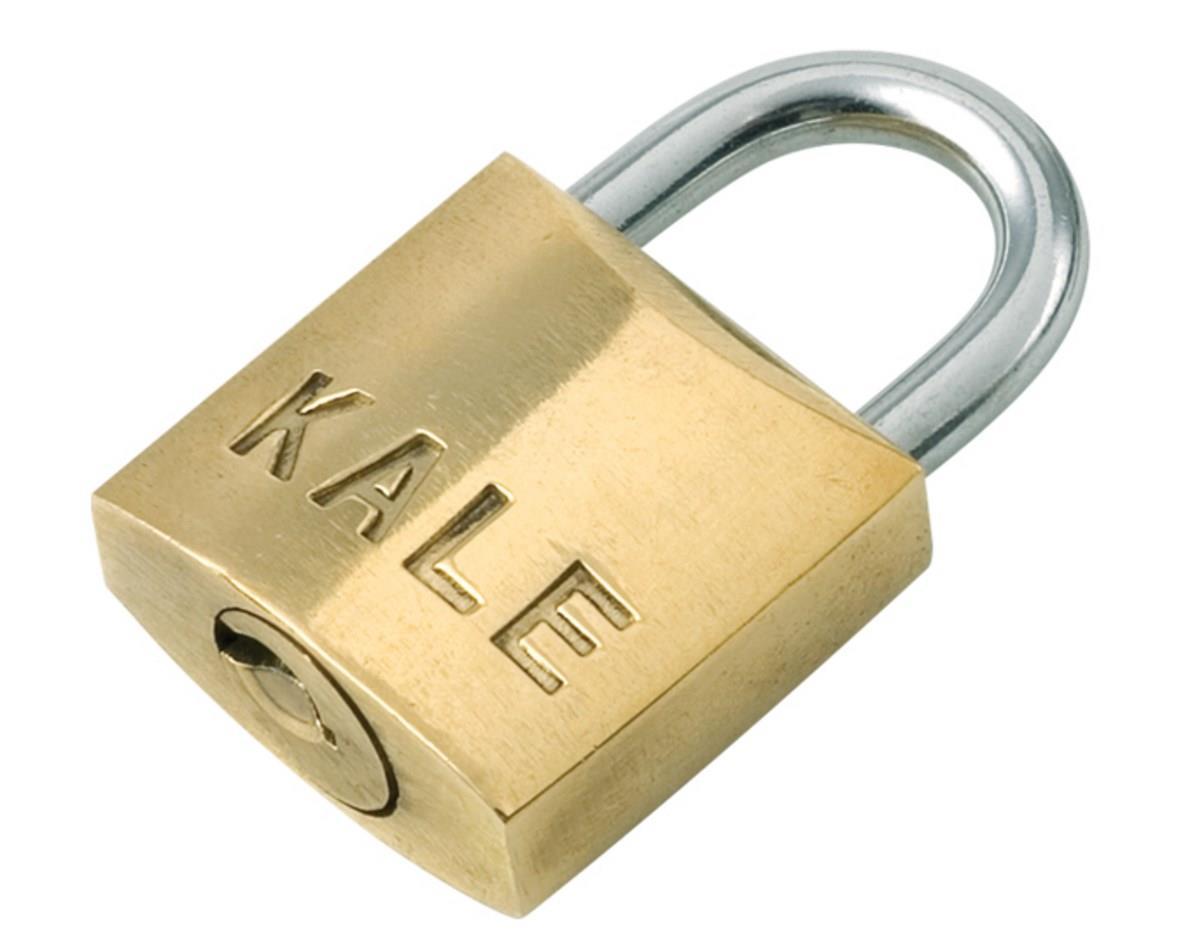 Kale 38 mm Yellow Brass Padlock KD-001/10-240