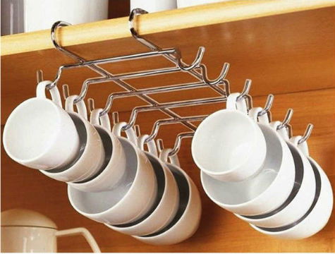 10 Hooks Portable Cup Rack