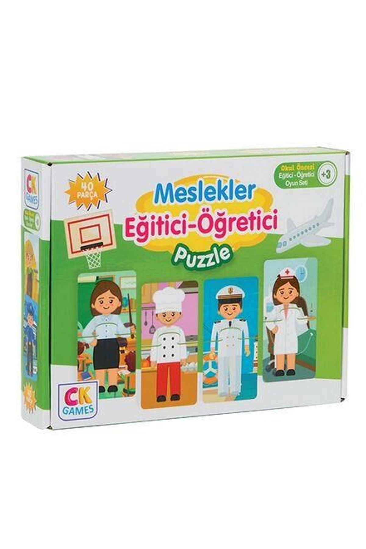 Educational Game Professions 40 Piece Puzzle