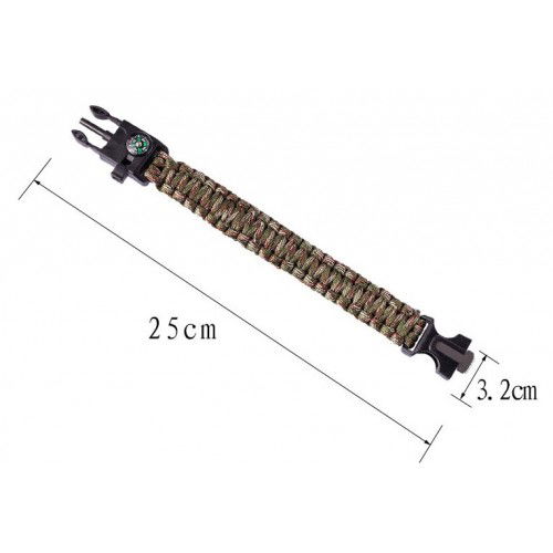 Survival Bracelet - SOS Multifunctional Survival Bracelet