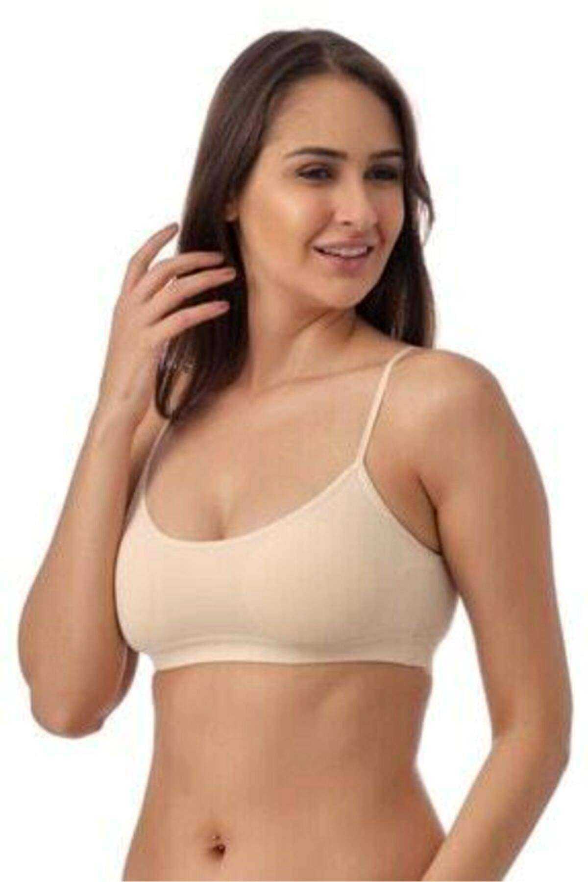 Skin Color Bustier with Padded Straps 2pcs