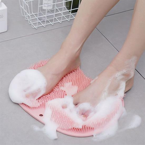 Butterfly Model Suction Cup Foot Shower Mat Silicone - Massage Pad