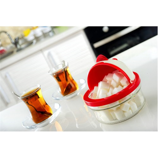 Duck Figured Glass Sugar Bowl 420 Ml