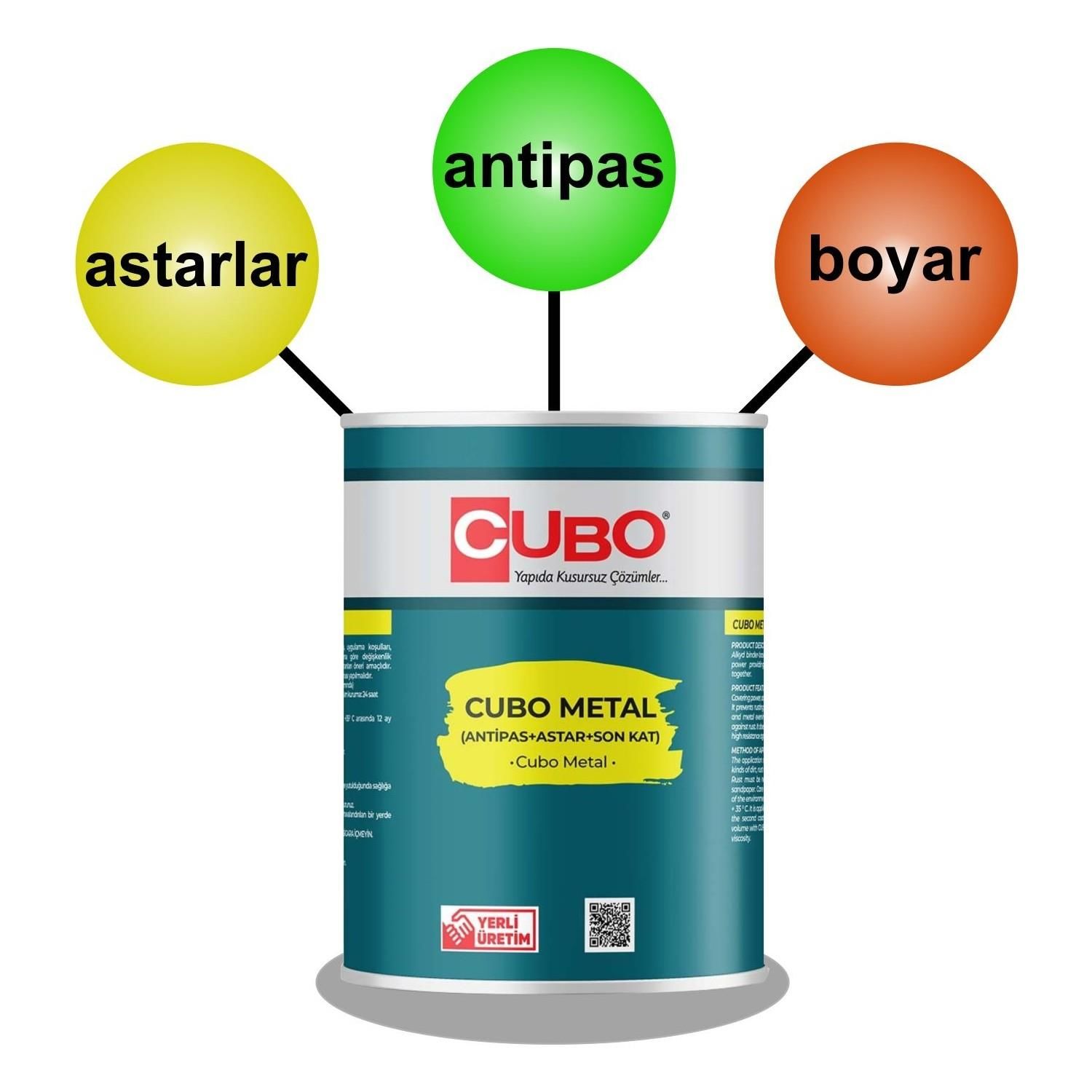 Cubo Metal Rust Paint Black 2.5 Liter