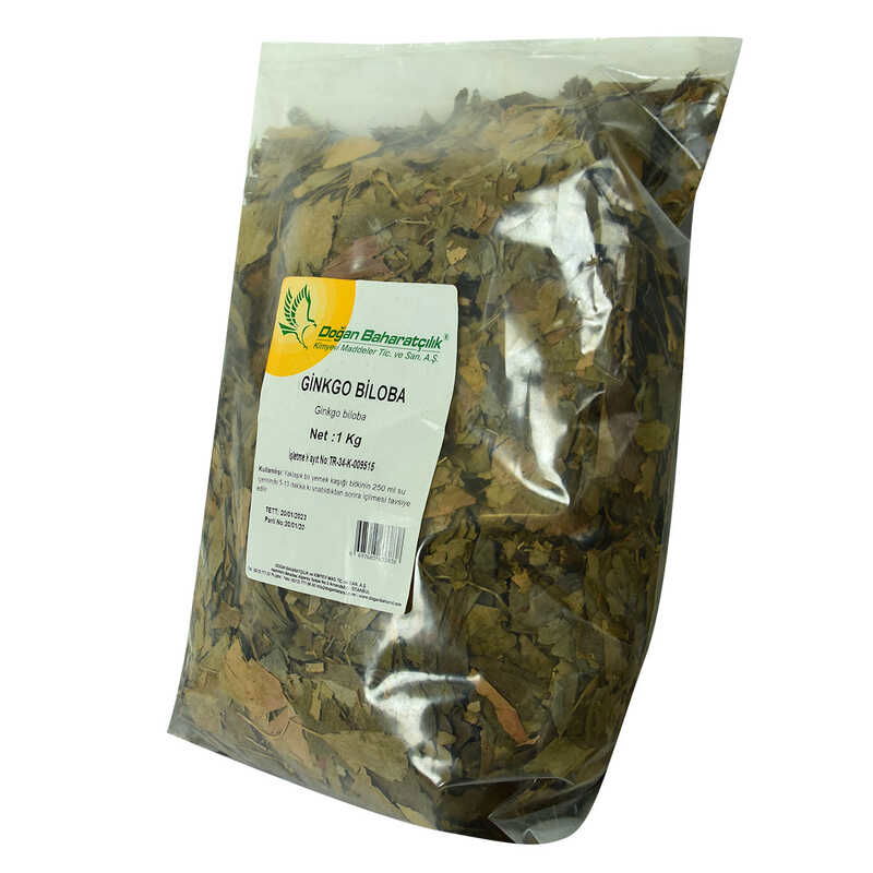 Ginkgo Biloba Herb Natural 1000 Gr Package