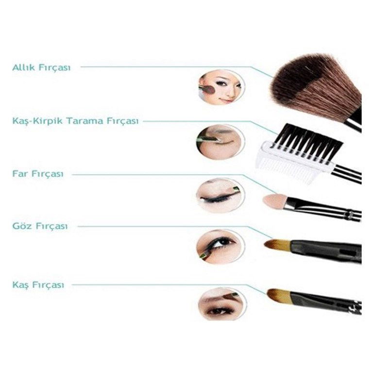 Makeup Brush Set 5 Piece