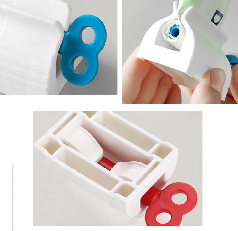 2 Pcs Toothpaste Tube Cream Squeezer with Twist