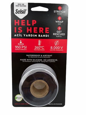 Selsil Emergency Aid Tape 2.54 cm 3.66 Meters