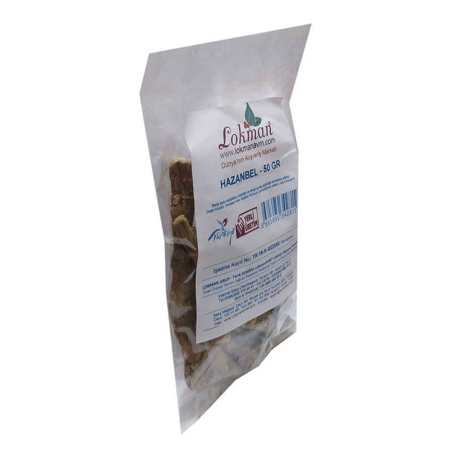 Natural Hazanbel Root 50 Gr Packaged