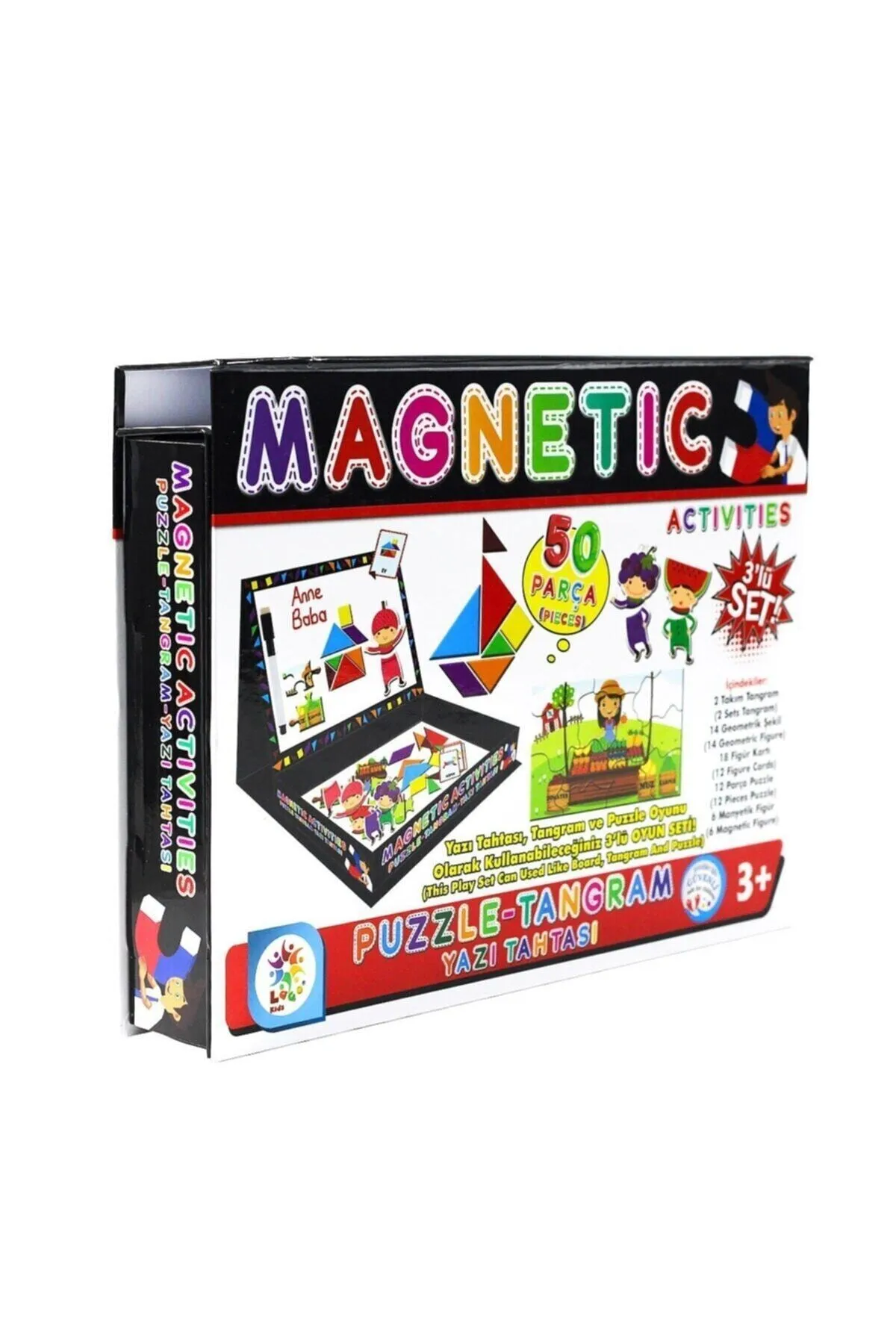 Laço Magnetic Activities Tangram Puzzle Writing Board LC7163