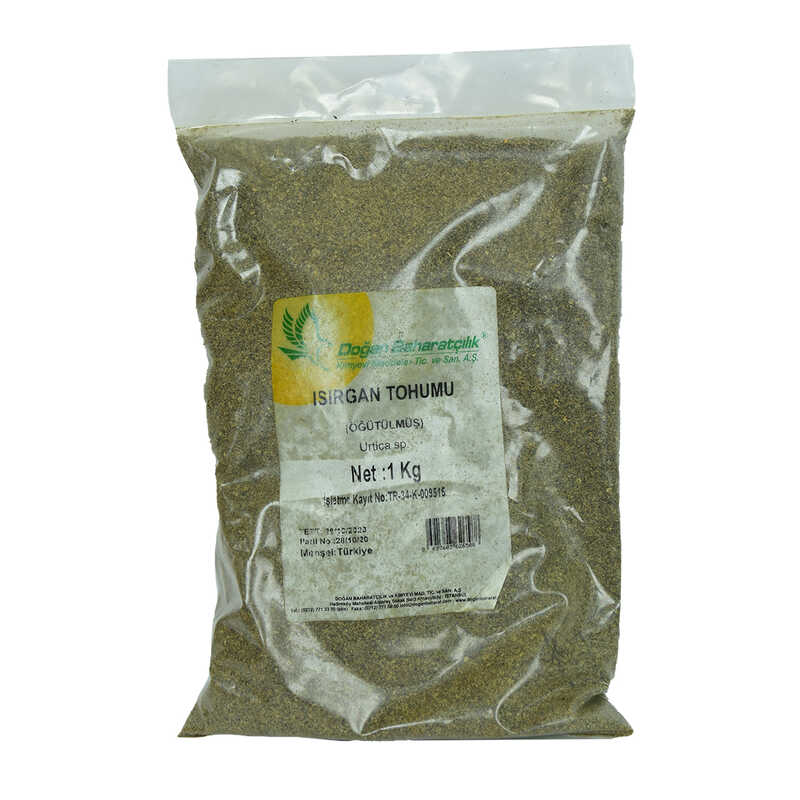 Nettle Seeds Natural Ground 1000 Gr Package