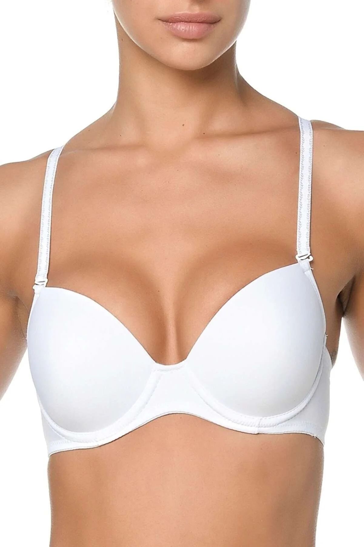 Women's Ecru Unpadded Basic Bra 8300