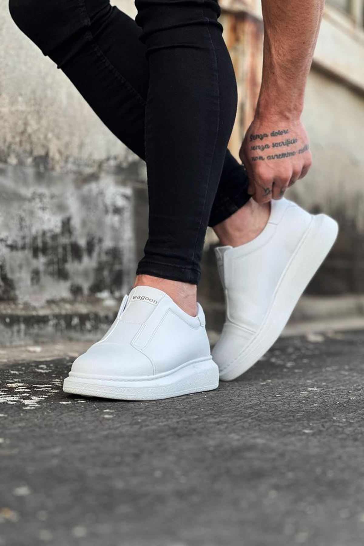 White Casual Men's Shoes