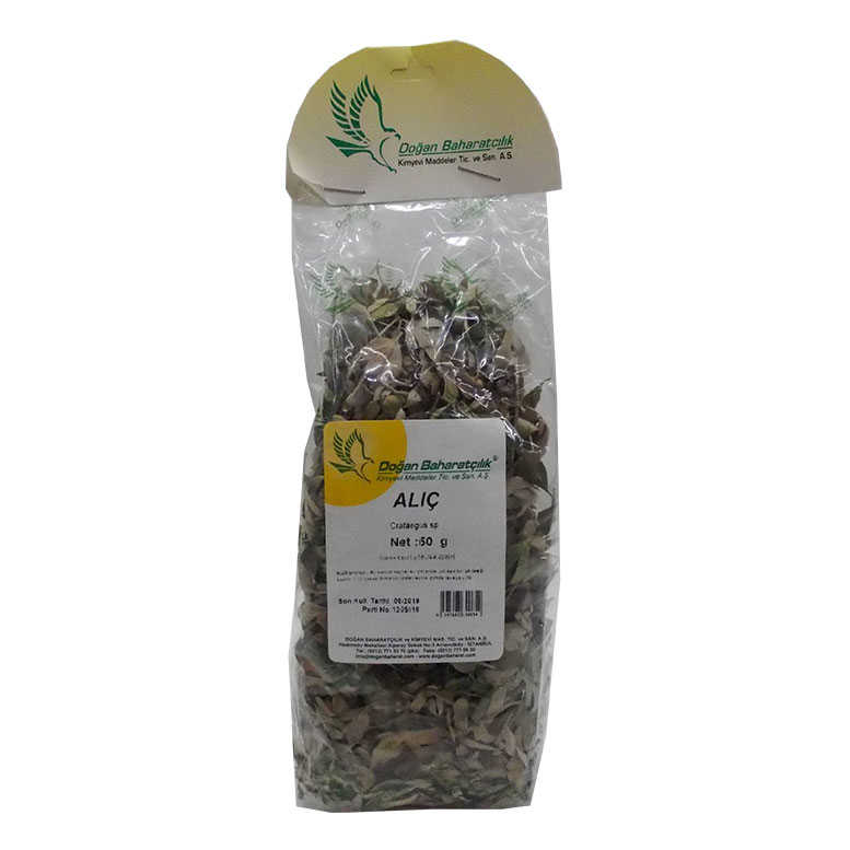 Natural Hawthorn Leaf 50 Gr Package