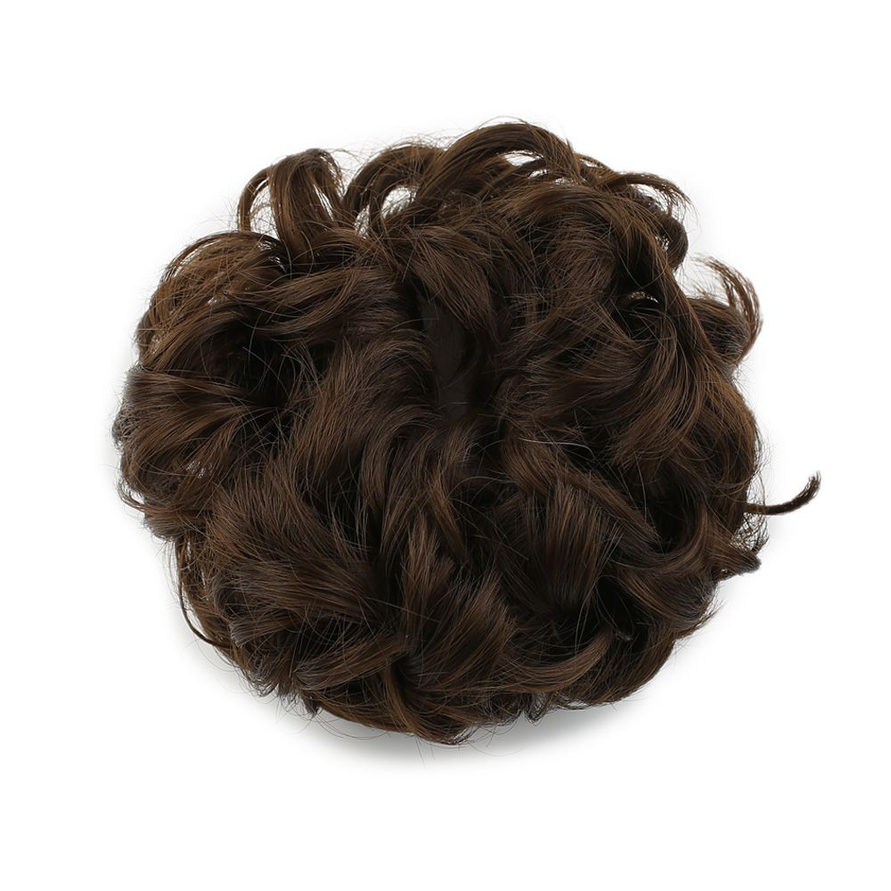 Dense Fiber Synthetic Rubberized Bun Buckle / Auburn