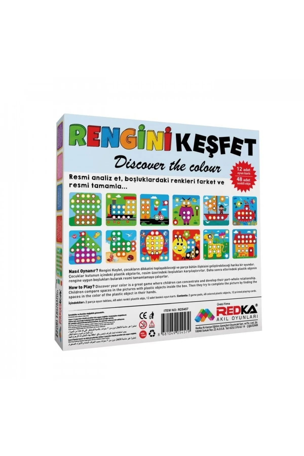 Redka /kumtoys Kumtoys Discover Color Attention and Comprehension Game