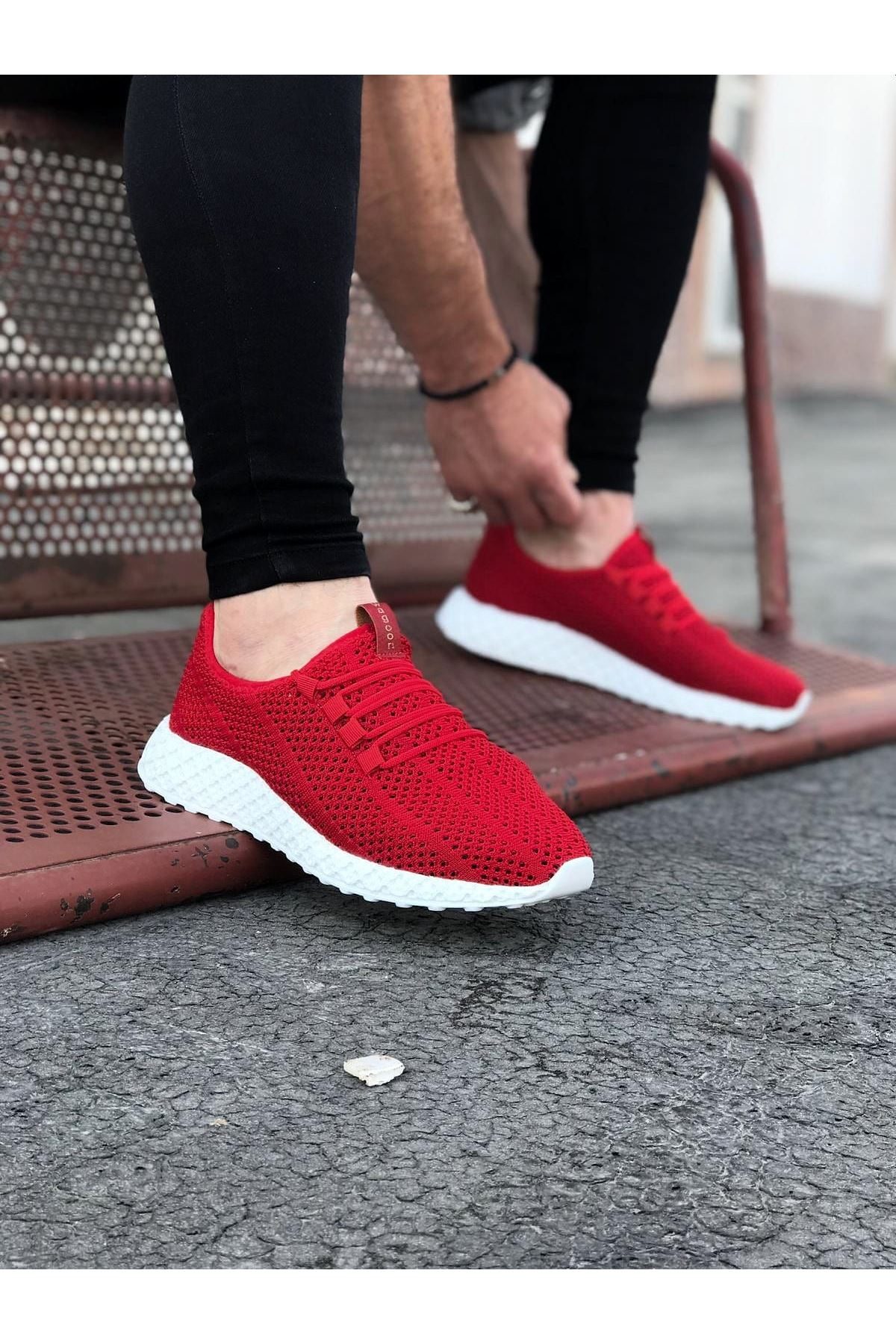 Red Men's Sneakers