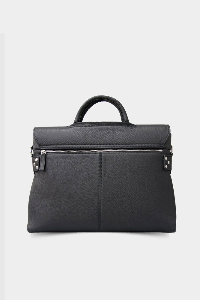 Black Leather Briefcase