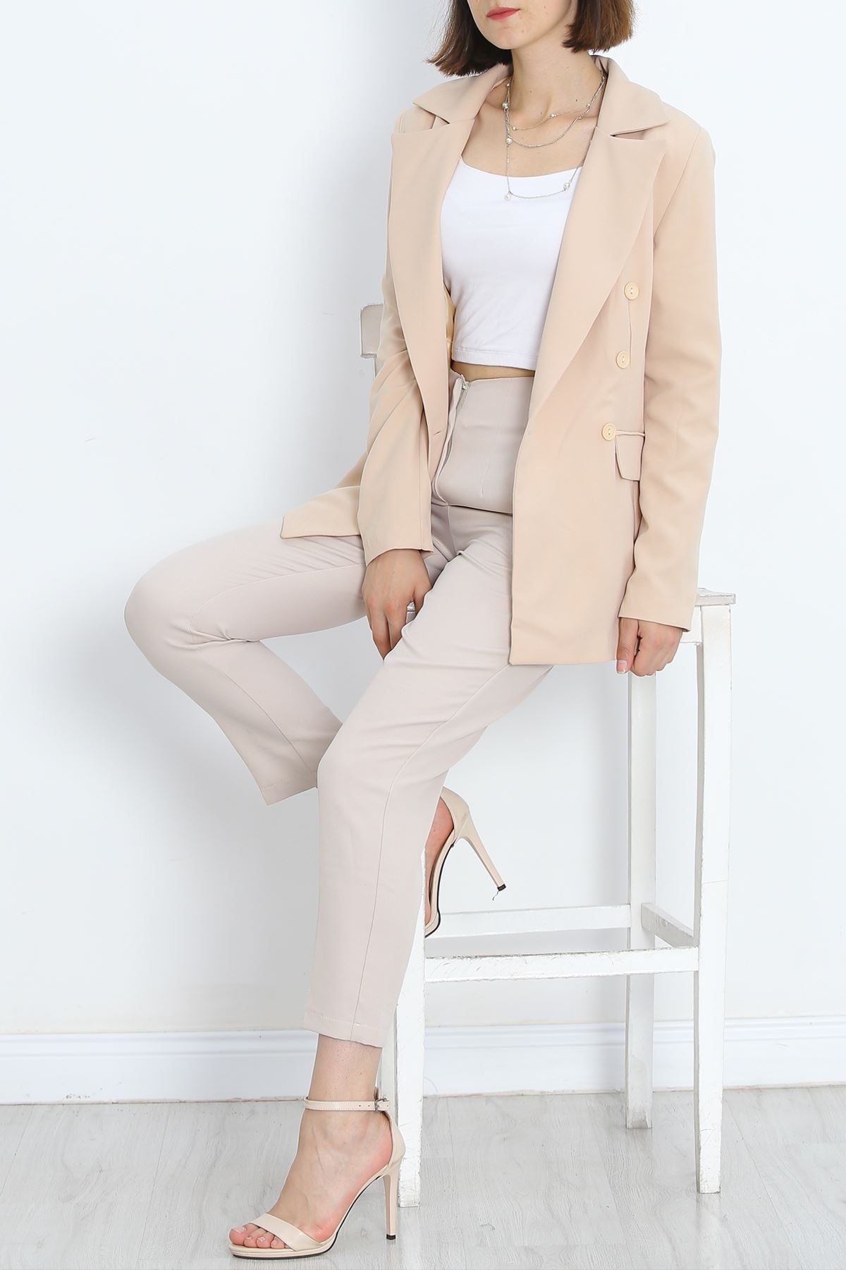 Blazer Jacket Beige