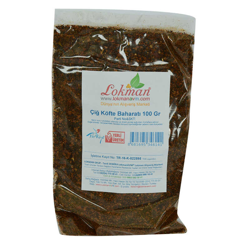 Raw Meatball Pure Spice 100 Gr Package