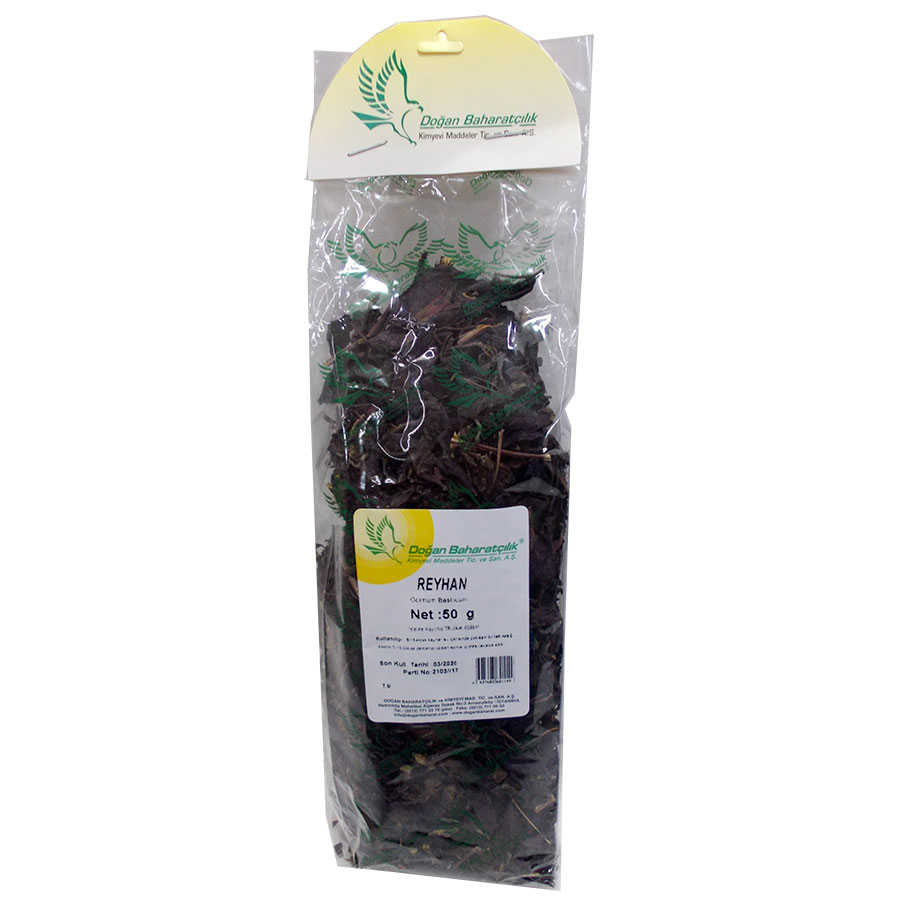 Natural Reyhan Herb Purple 50 Gr Package