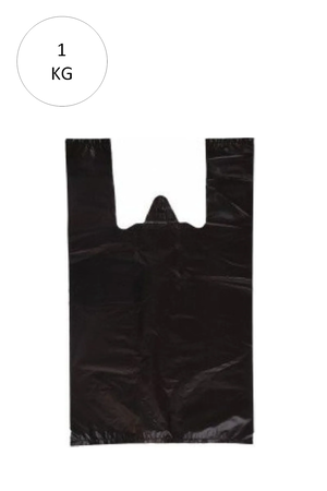 Black Athlete Bag Jumbo Size 50x90 cm Approximately 12 Pieces 1 Kg