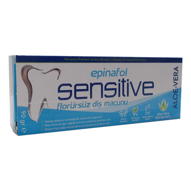 Toothpaste Fluoride Free Sensitive Aloe-Vera Extract 90 Gr