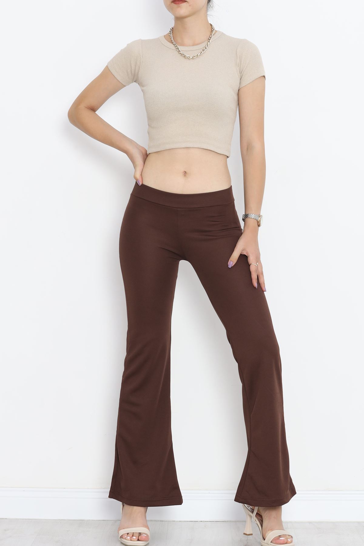 Flared Leggings Coffee