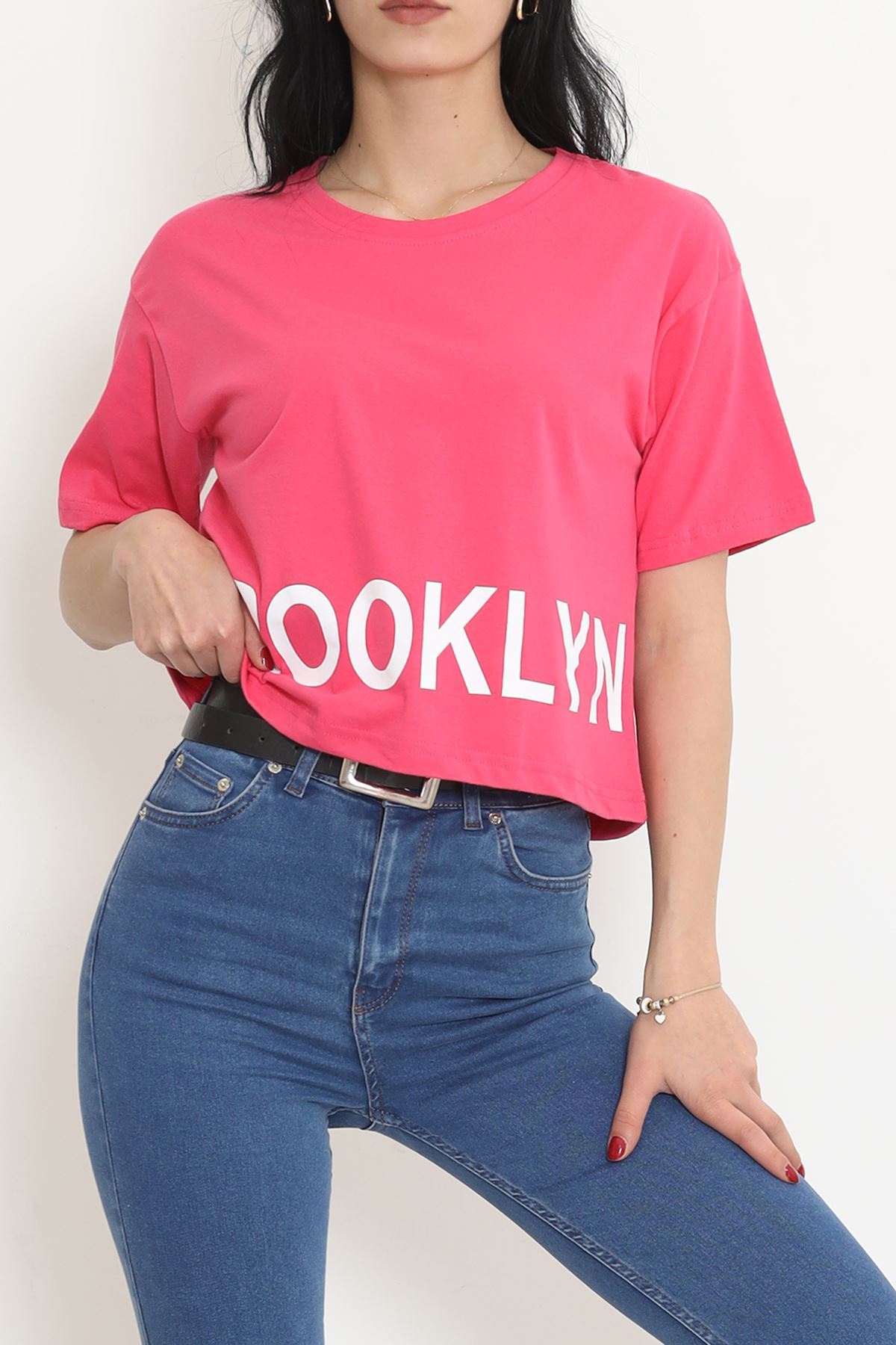 Printed T-shirt Fuchsia