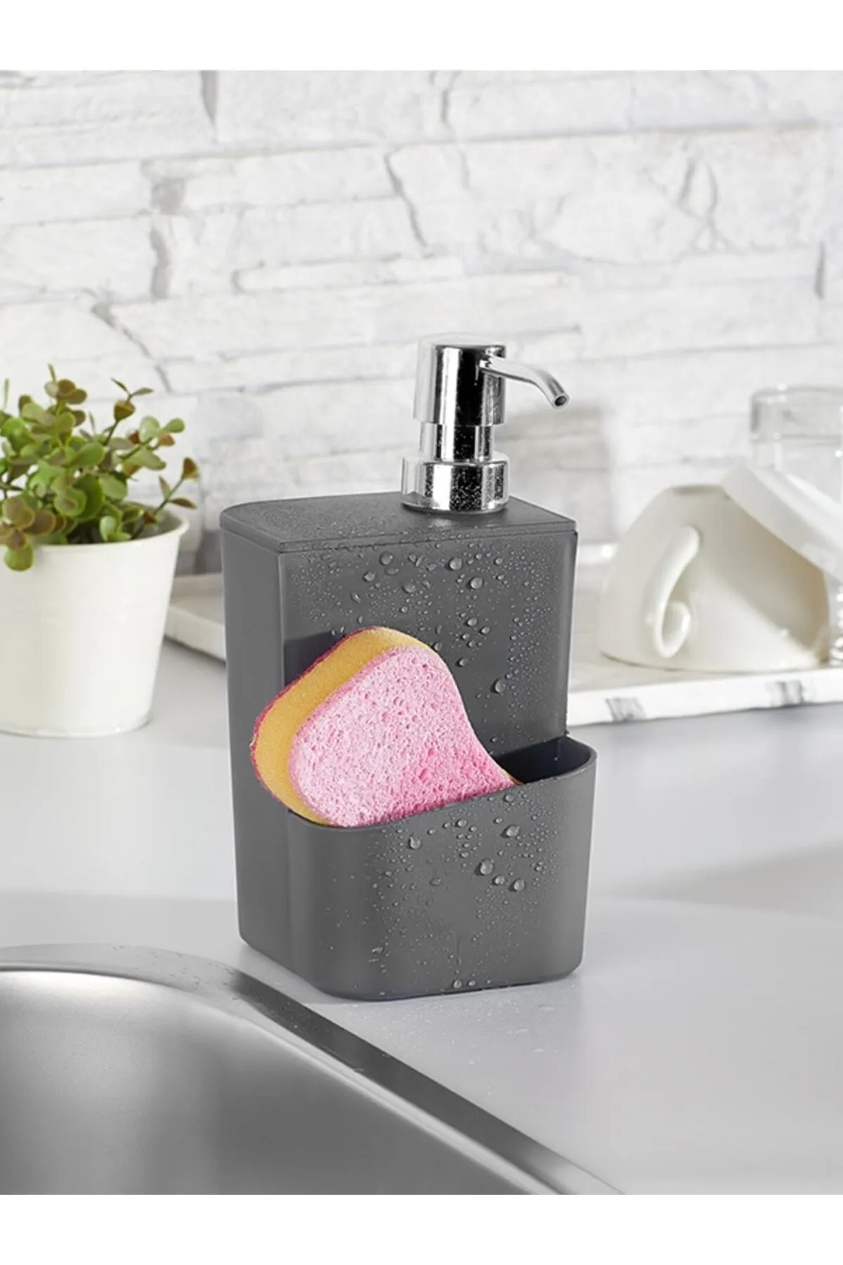 Sponge Reservoir Smart Liquid Soap Dispenser & Detergent Dispenser Turk-LV-294