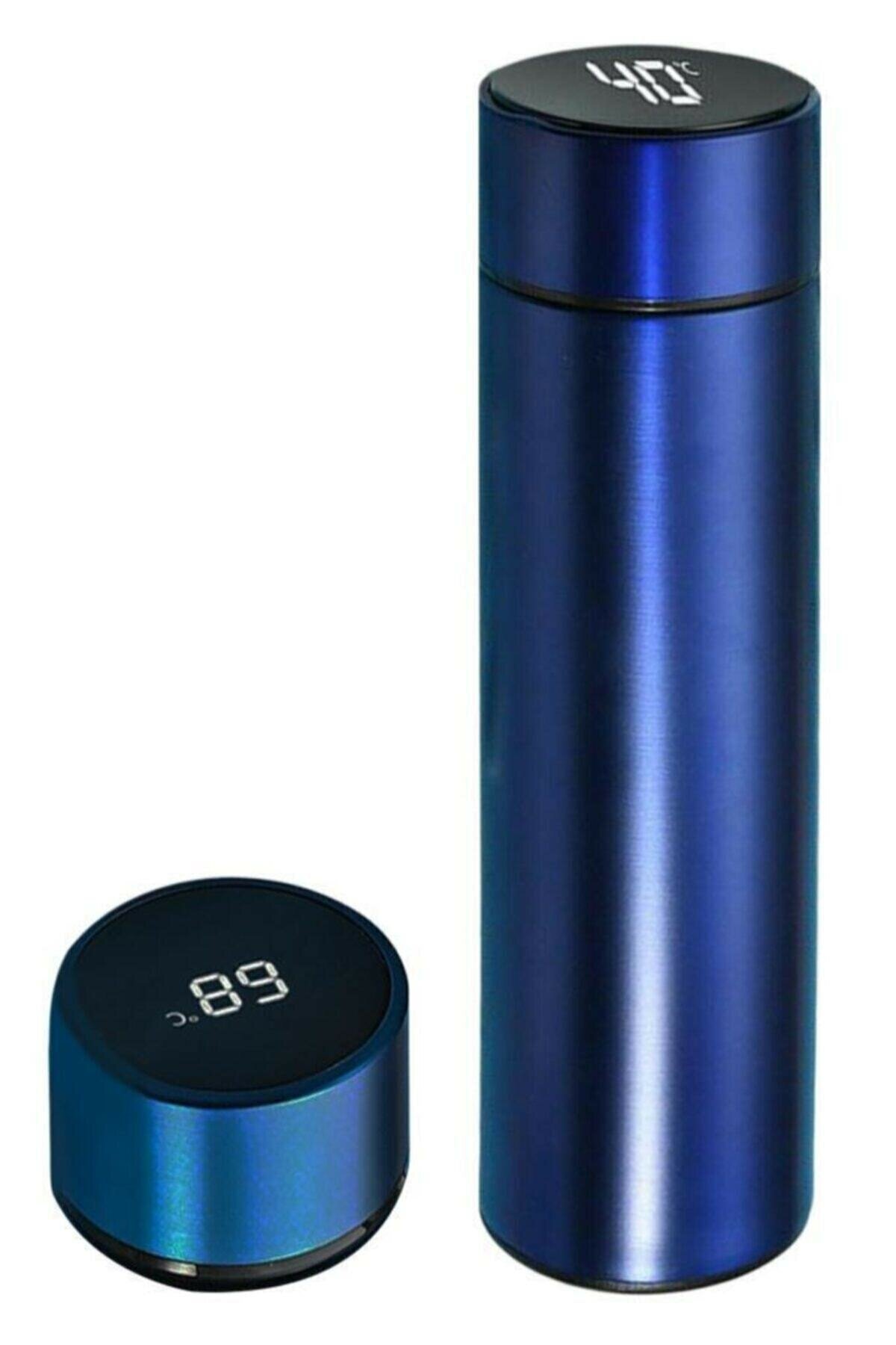 Colorful Steel Thermos with Digital Temperature Display - 500 ML