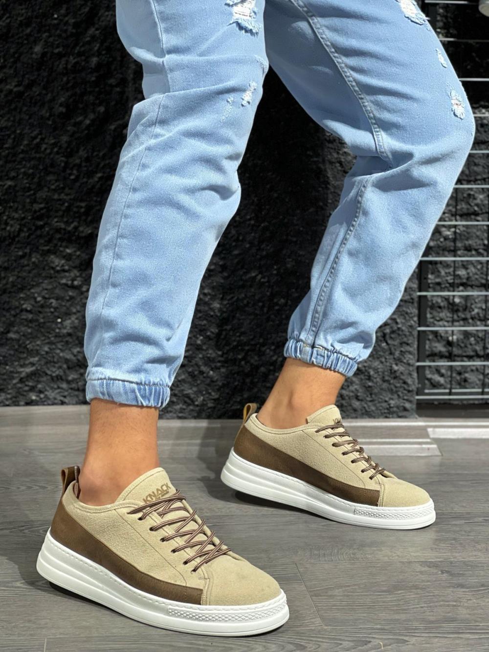 Sneakers Shoes Mink Suede