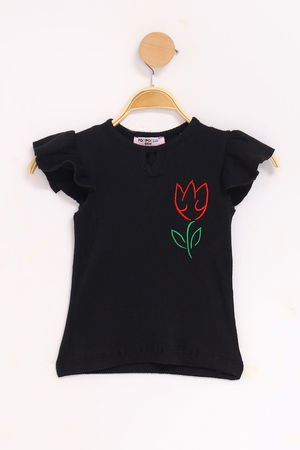 2-10 Years Kids Camisole Blouse Black