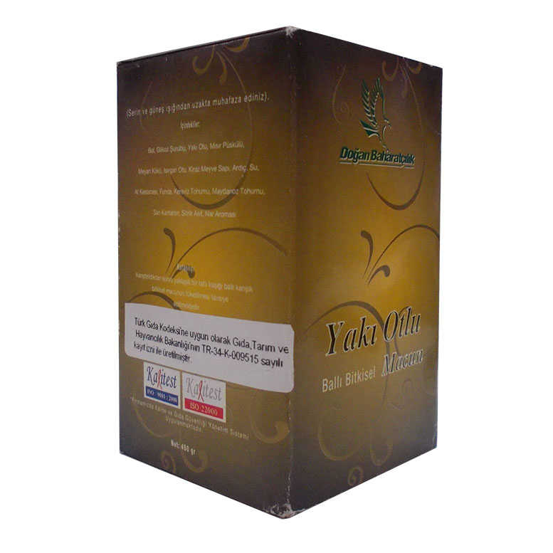 Moxibustion Honey Herbal Mixture Glass Jar 450 Gr