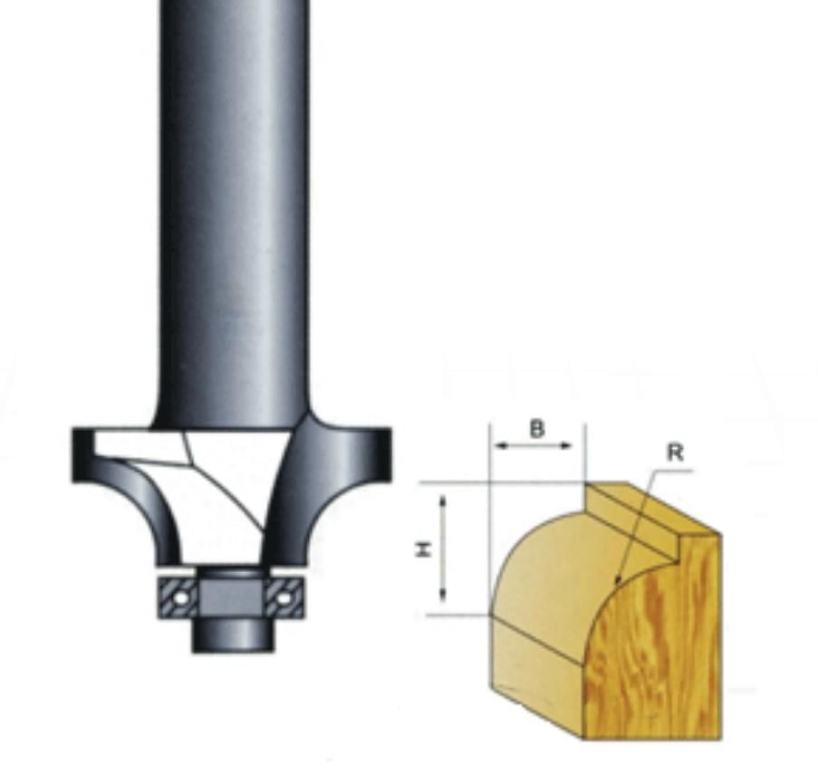 Topshop 14469 Herringbone Milling Cutter 6 mm Xr2