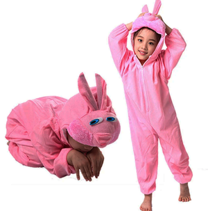 Kids Rabbit Costume Pink Color 2-3 Years 80 cm