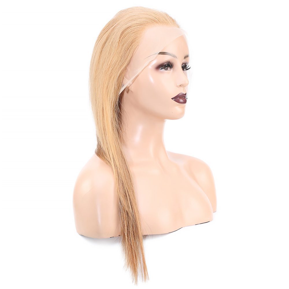 Straight Front Lace Real Hair Tulle Wig / Balköp / 60/65cm