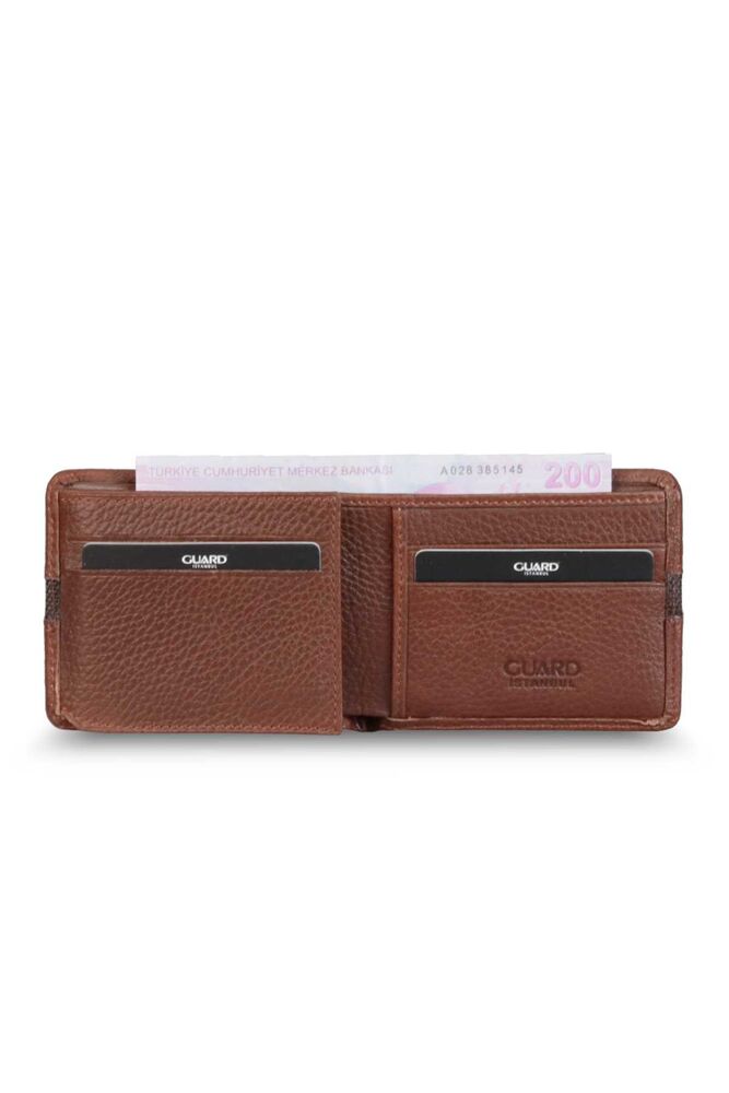 Taba Sports Striped Leather Men's Wallet