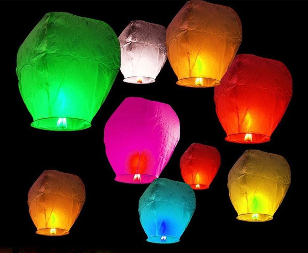 Wishing Lantern Balloon (10 Pieces)