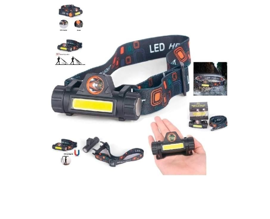 High Power Head Lamp Waterproof Rechargeable