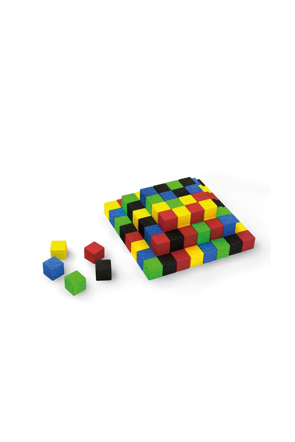 Redka Wooden Colorful Unit Cubes