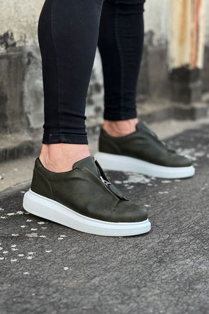 0 Khaki Men's Casual Shoes