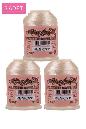 3 Pieces Altinbasak Oya and Lace Floss 20 gr - Turk - No: 911