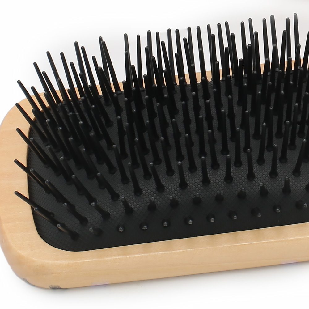 Wooden, Bunless and Printed Special Hair Detangling Brush / JT8586/01